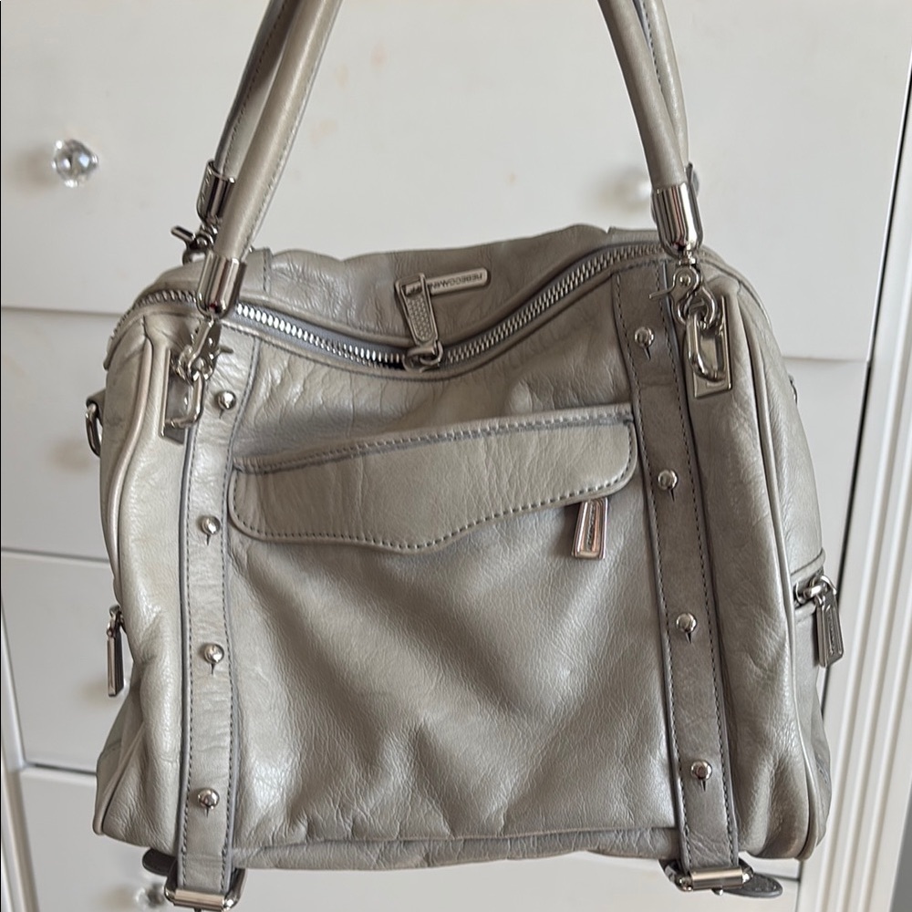Rebecca Minkoff Gray Leather Satchel